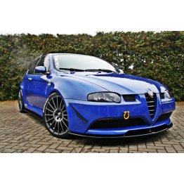 Накладка сплиттер на передний бампер на Alfa Romeo 147 GTA